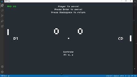 Assignment 0: “Pong, The AI Update” | CS50’s Introduction to Game Development Course