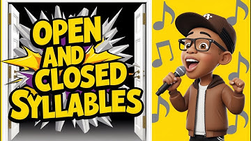 Open and Closed Syllables | Learn Phonic and Spelling Rules In This Rap Song. #phonics #syllables