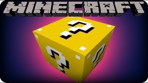 Minecraft - LUCKY BLOCK MOD (How Lucky Are You?) - Mod Showcase