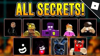 How to unlock ALL OF THE SECRET CHARACTERS & BADGES in AFTONS FAMILY DINER (UPDATED!) | Roblox