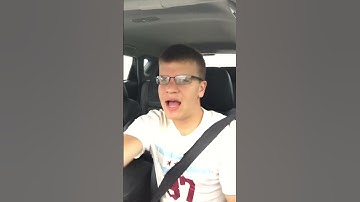 Guy Singing in Car Crashes