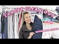 Buying Bigger Clothes! Closet Clean Out  & Organization + Going Up A Size