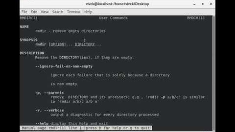 mkdir command and rmdir command by RHCSA Tutorials