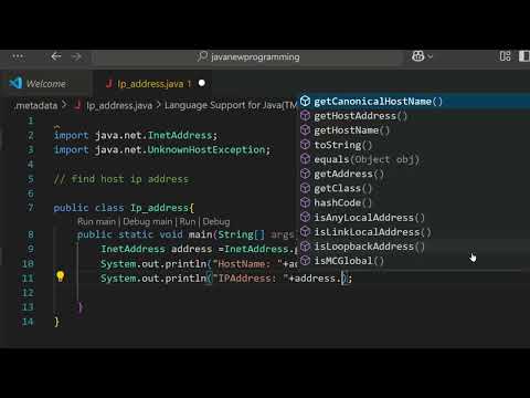 find the host IP address in Java networking #javaprogramming #shorts #shortvideo