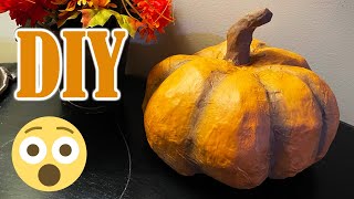 EASY Paper Mache Pumpkins!