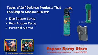 Massachusetts State Pepper Spray Laws - What's Legal?