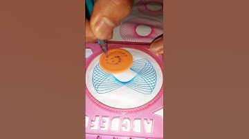 how many rotation did the pen make in total ? #spirograph #satisfying #shorts