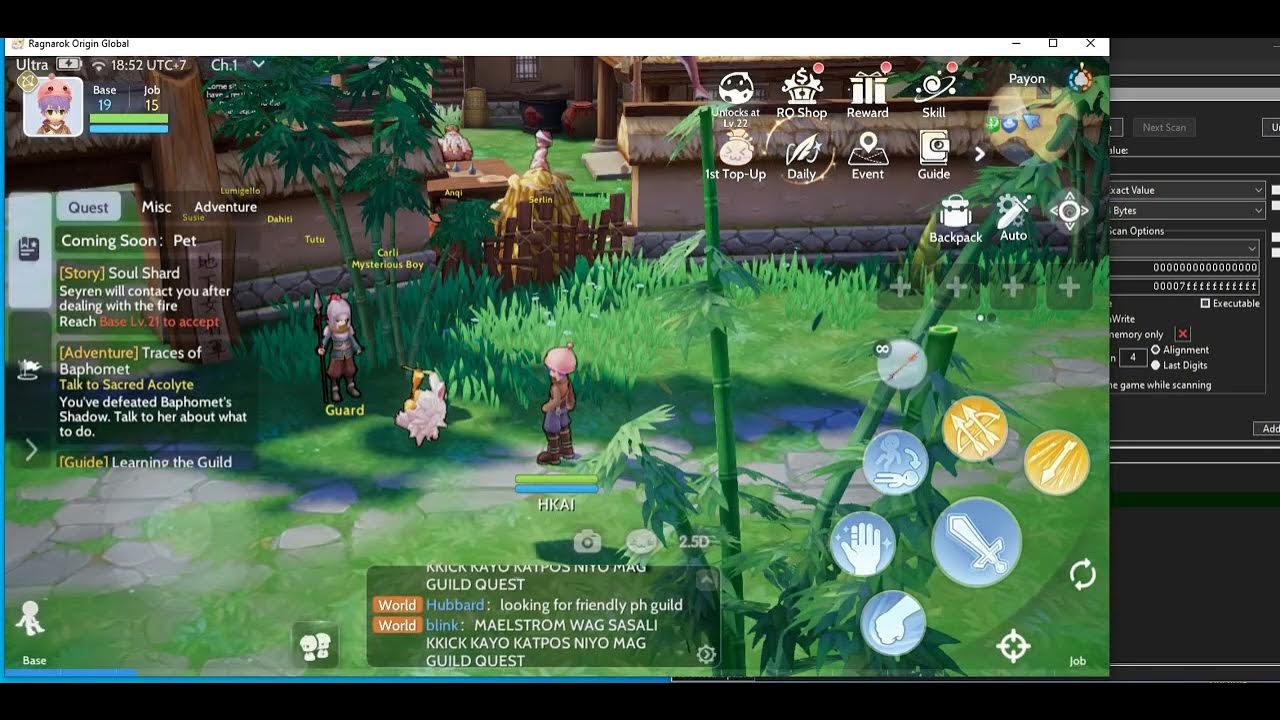 Ragnarok origin cheat engine test YouTube