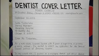 How To Write A Dentist Cover Letter Step by Step Guide | Writing Practices screenshot 5