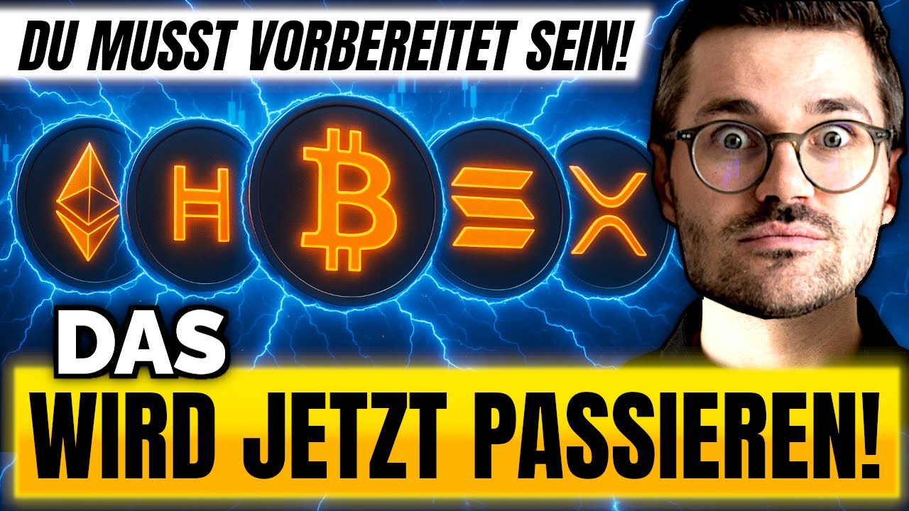 Krypto: Die GROSSE CHANCE kommt JETZT bei Bitcoin, Solana & XRP! (DAS musst  du nutzen!)