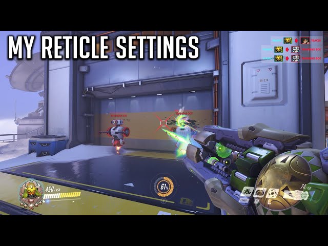 Overwatch - My Square Crosshair Reticle Settings (By popular request) 