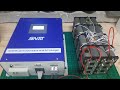DIY 40AH 24V 32650 LiFePO4 Battery Bank - SNAT Pure Sine Wave Inverter 24V 1000W Unboxing & Testing
