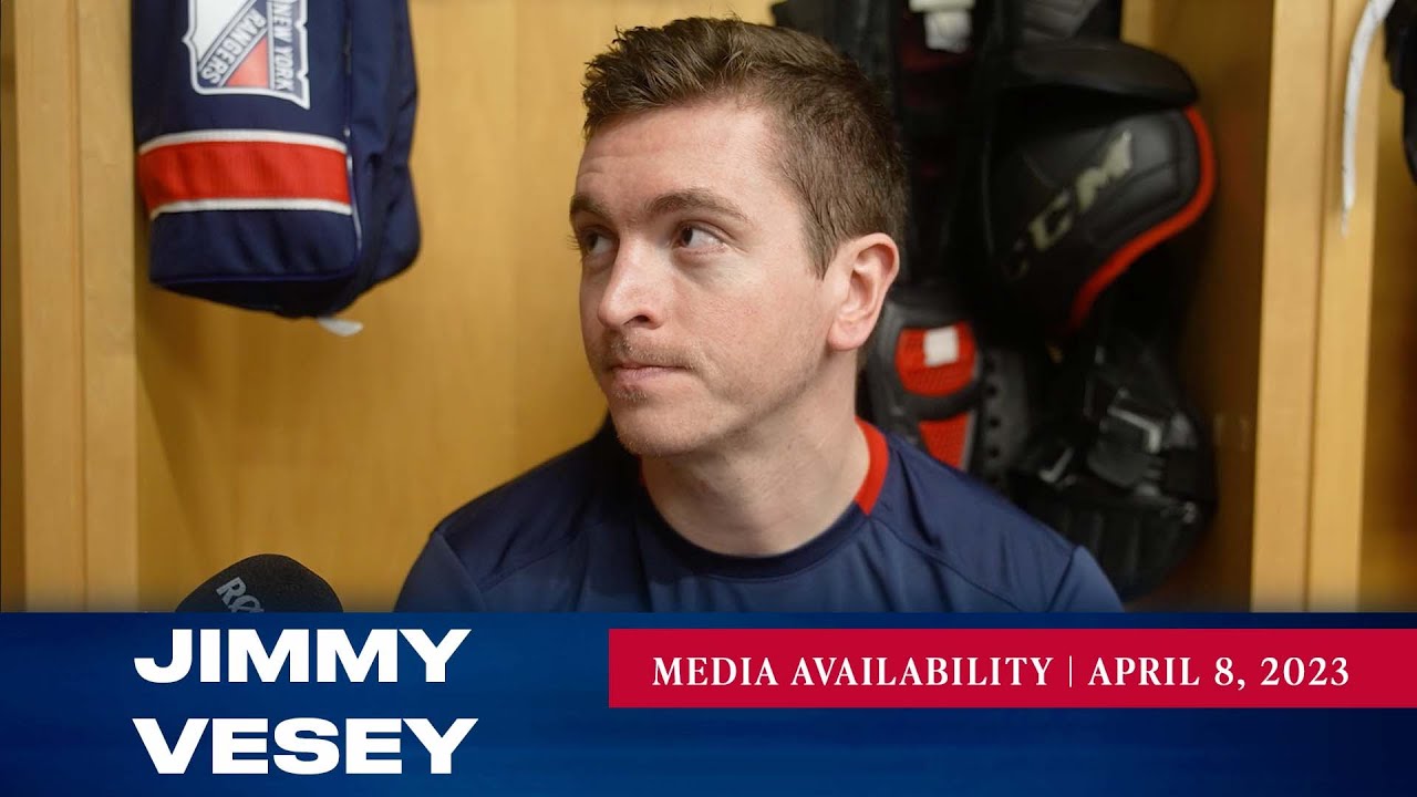New York Rangers: Jimmy Vesey Media Availability