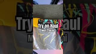 Try on Haul Men’s Bikini #man #bikini #menswear #mens #swimwear