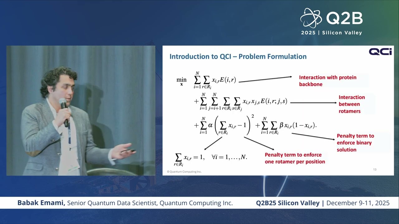 Q2B25 Silicon Valley | Entropy Quantum Computing For Fixed-Backbone Protein Design