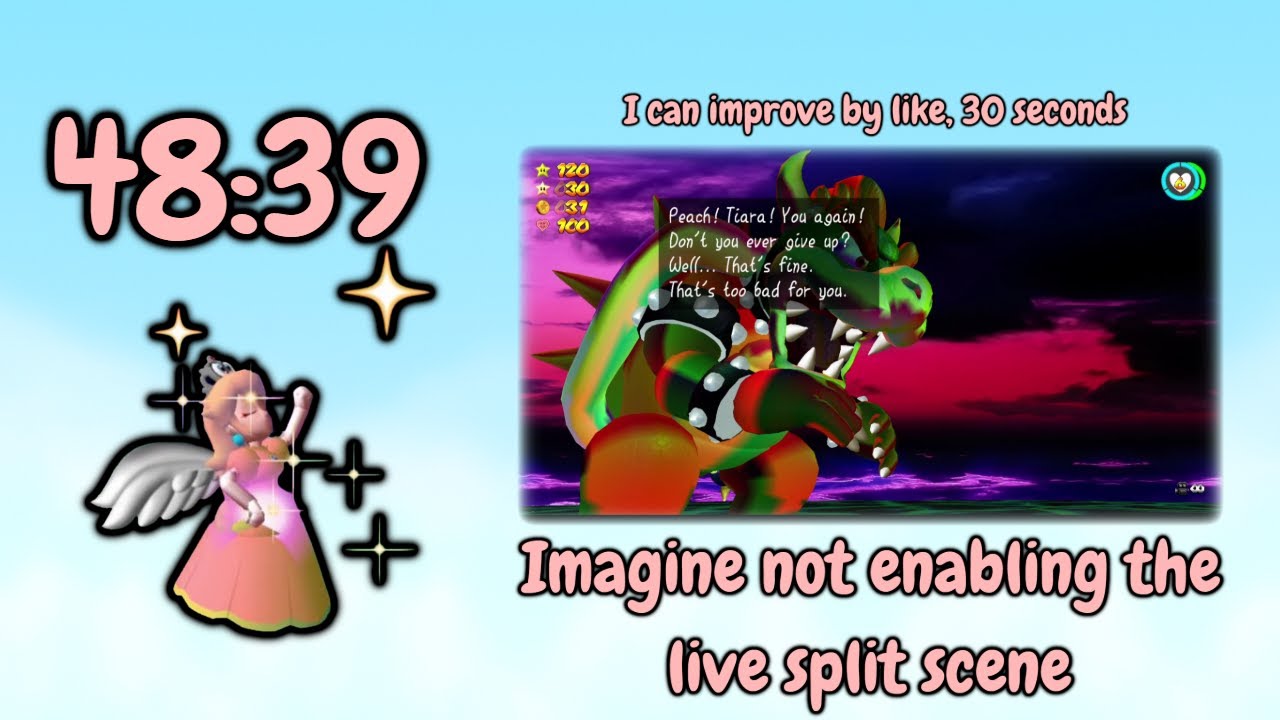 【SM64 EX Speedrun】Super Princess Peach in 