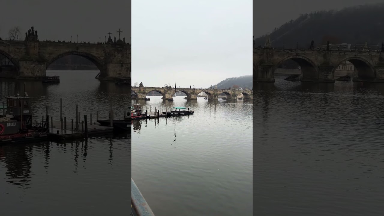 Карлов Мост Прага - вид сзади