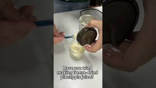 Have you tried freeze dried Pineapple juice! #freezedryer #freezedryermachine #factory
