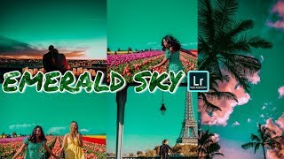 Emerald Sky Preset | Lightroom Mobile Presets Tutorial 2020 | Free DNG Download | Green Tone screenshot 5