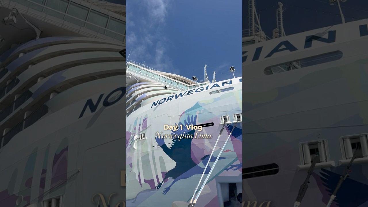 Day 1 on the Norwegian Luna 🌙 #norwegianluna #ncl #norwegiancruiseline #cruisevlog #travelvlog