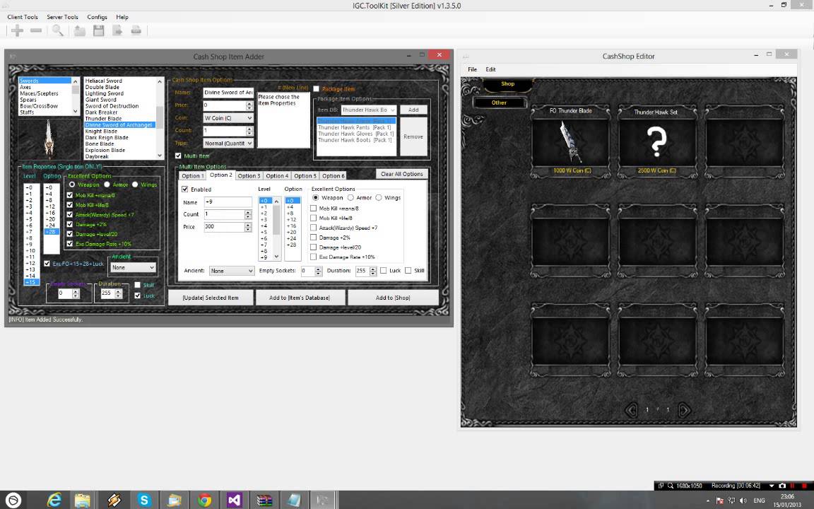 IGC.ToolKit [Premium] - CashShop Editor Walkthrough