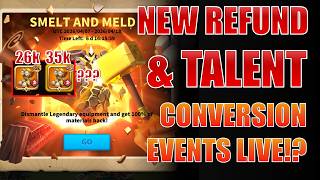 26k &amp; 35k Gems To Convert EXACTLY SAME Equipment!? FULL DETAIL On Full Dismantle &amp; Talent Event!