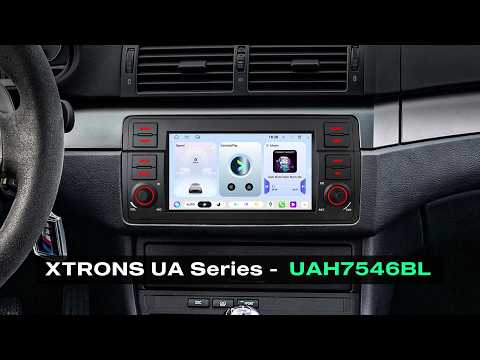 XTRONS UAH7546BL: 7" Android 15 Car Stereo for BMW E46 / Rover 75 / MG ZT | 6GB+128GB,AI NPU,CarPlay