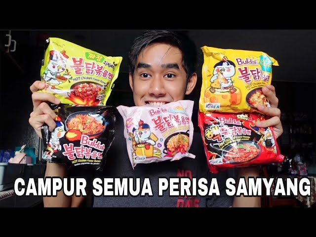 AKU CAMPUR SEMUA PERISA SAMYANG 😱 class=