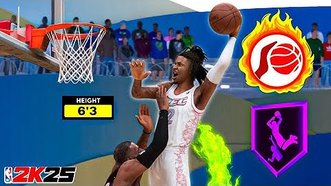 This JA MORANT Build is UNGUARDABLE in RANDOM REC on NBA 2K25