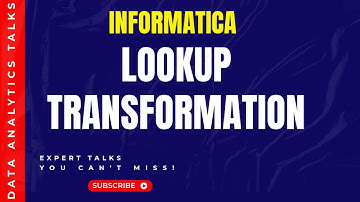 Unlocking Data Potential with Informatica Lookup Transformation