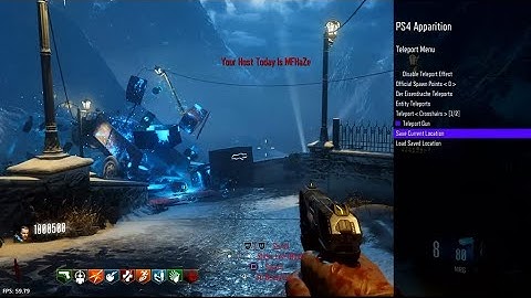 Call of Duty Black Ops lll Zombies Mod Menu Apparition 1.33 PS5 / PS4 Jailbreak