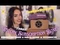 Cozy & Witchy! Three Witchy Subscription Boxes: Goddess Provisions, Wolf & Thyme, WitchBox UK