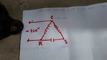 Sửa điều hòa - tủ lạnh, xác định chân Chung - chân Chạy - chân Đề