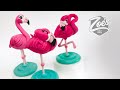 Flamingo cake topper modelling tutorial