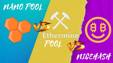 Ethereum Mining | Comparing 3 Pools. Ethermine Vs NanoPool Vs NiceHash | Best Mining Pool