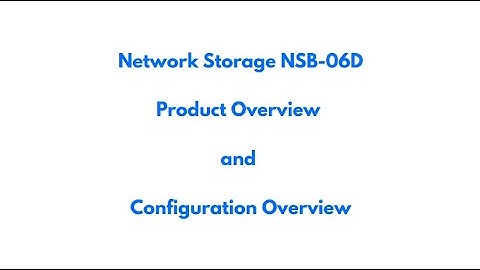 NSB-06D: Open Media Vault NAS Storage Installation and Configuration Overview