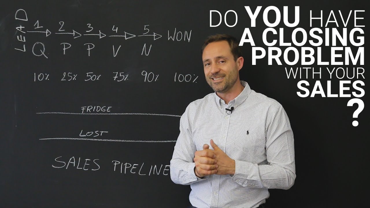 Do you have a closing problem with your sales ?