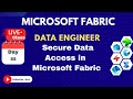 Microsoft Fabric -Live Classes:55.Secure Data Access in Microsoft Fabric.