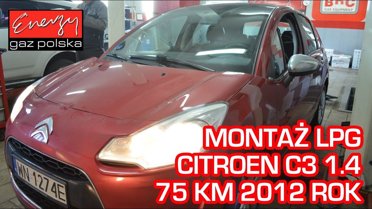 Montaż Lpg Citroen C3 1.4 75Km 2012R W Energy Gaz Polska Na Auto Gaz Lovato Smart - Youtube