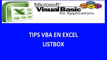 Tips VBA en Excel ListBox
