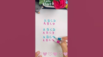 Write letters #shorts #abc #learning #satisfying #viralvideo