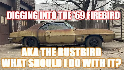 Abandoned 1969 Pontiac Firebird Part #5 Clean Up and Tear Down Process. Rust, moss, mildew and mold