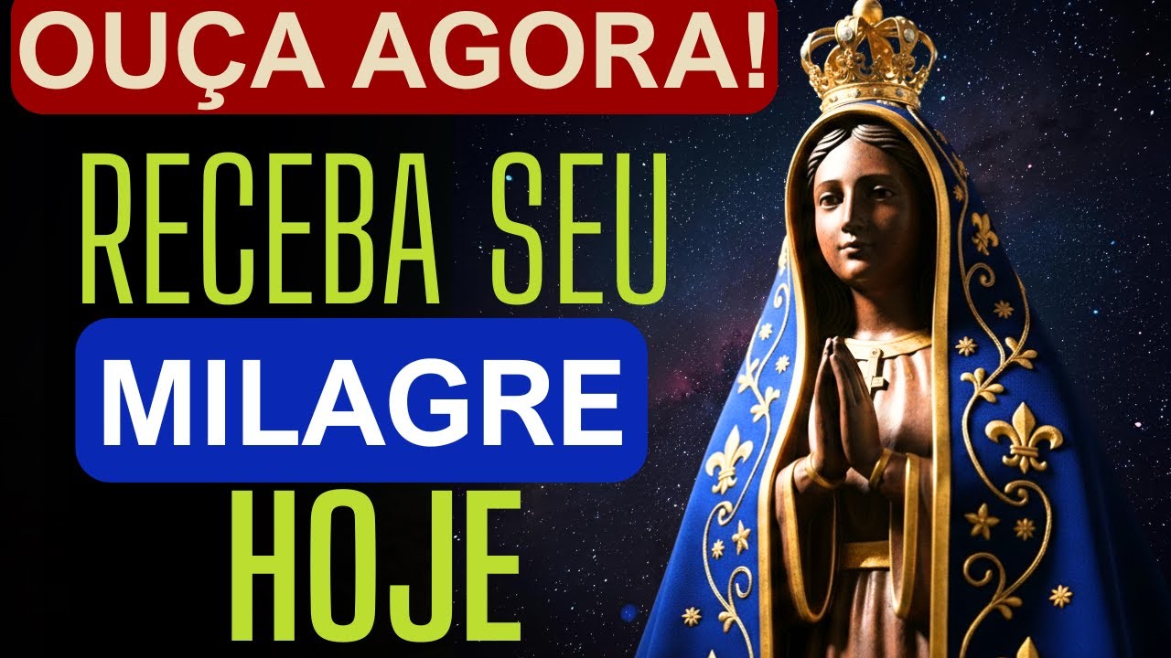 🙏 Milagres Estão a Caminho Ouça Agora a Voz de Nossa Senhora Aparecida