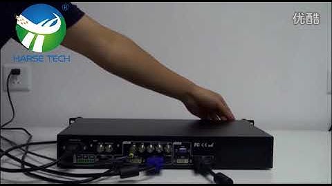 The connection mode between Video Processor and Led Display