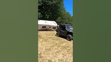 Yamaha rmax Rips apart a camper!