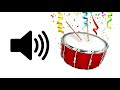 Drum roll ending celebration  sound effect  prosounds