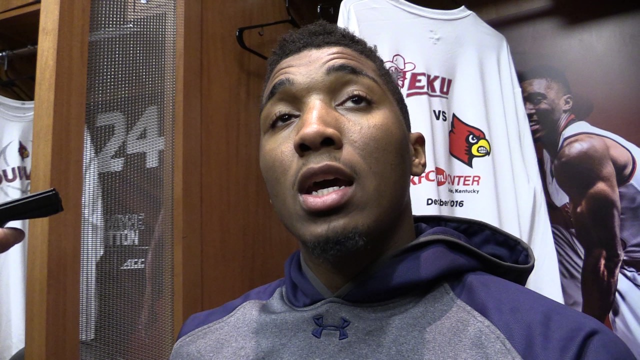 Donovan Mitchell Eastern Kentucky Post-Game 12-17-2016 - YouTube