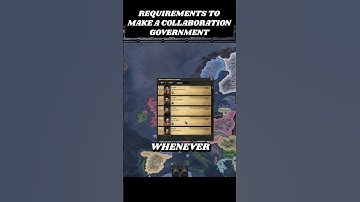 Requirements To Make A Collaboration Government! #hoi4 #heartsofiron4