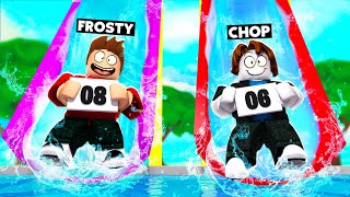 CHOP AND FROSTY RATE BEST WATER PARK RIDES ROBLOX screenshot 1