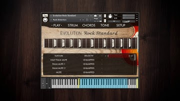 Evolution Rock Standard - Factory Presets Demo